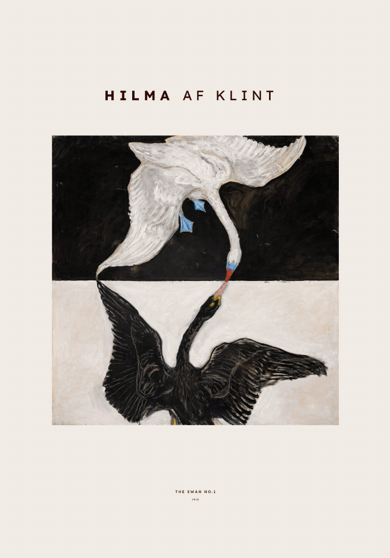 Elegant Svanen No 1 Plakat – Unik Kunst til Dit Hjem