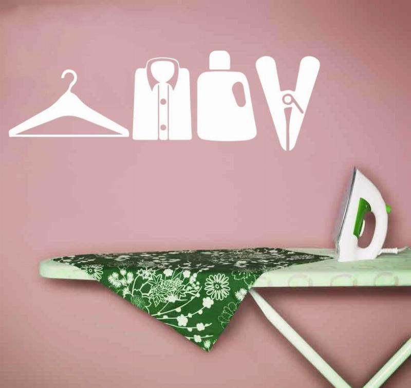 Vaskerum Wallsticker – Elegant Dekoration til Dit Hjem