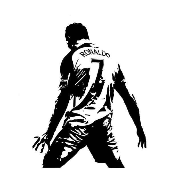 Ronaldo Jubelscene – Fodbold Vægklistermærke 52x40 cm