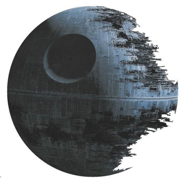 Dødsstjerne Vægklistermærke – Must-Have for Star Wars Fans!