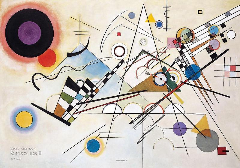 Vasily Kandinsky – Komposition 8 Kunstplakat til Dit Hjem