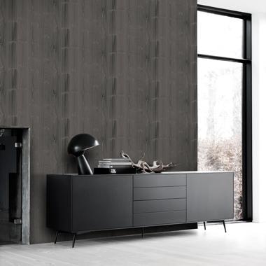 Elegant Grå Træ Tapet fra Illux – Forvandl Dit Hjem!
