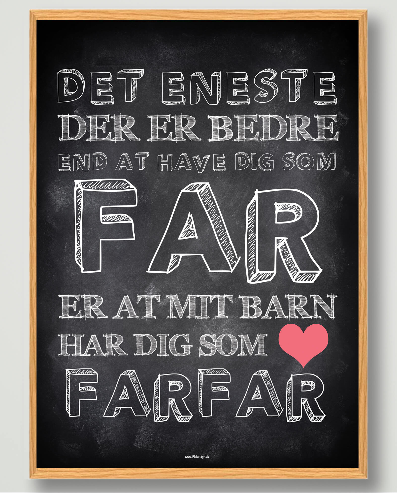 Farfar Plakat – Den Perfekte Gave Til Fars Dag!