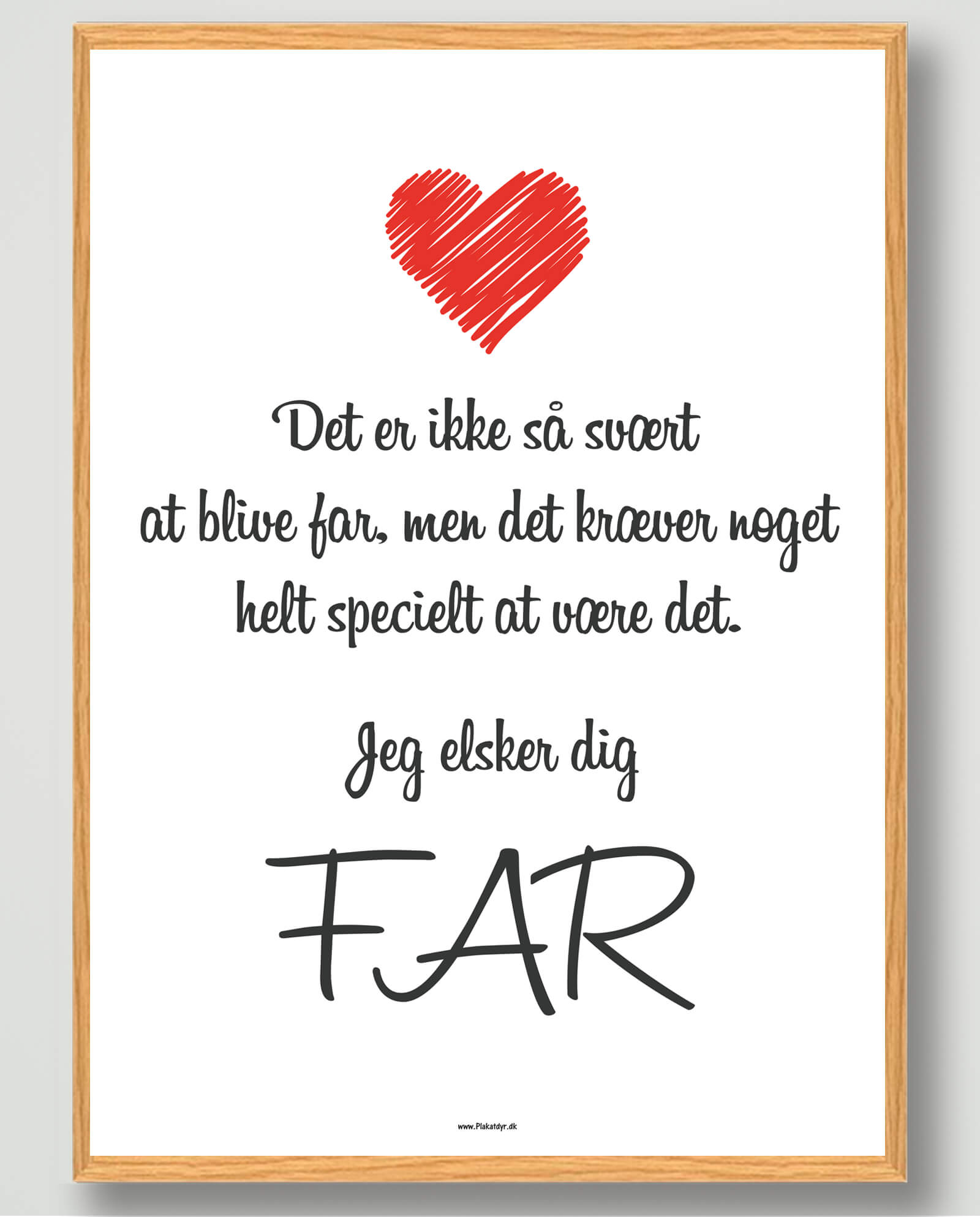 Plakat til Far – Fejr Faderskab med Kærlighed og Stil