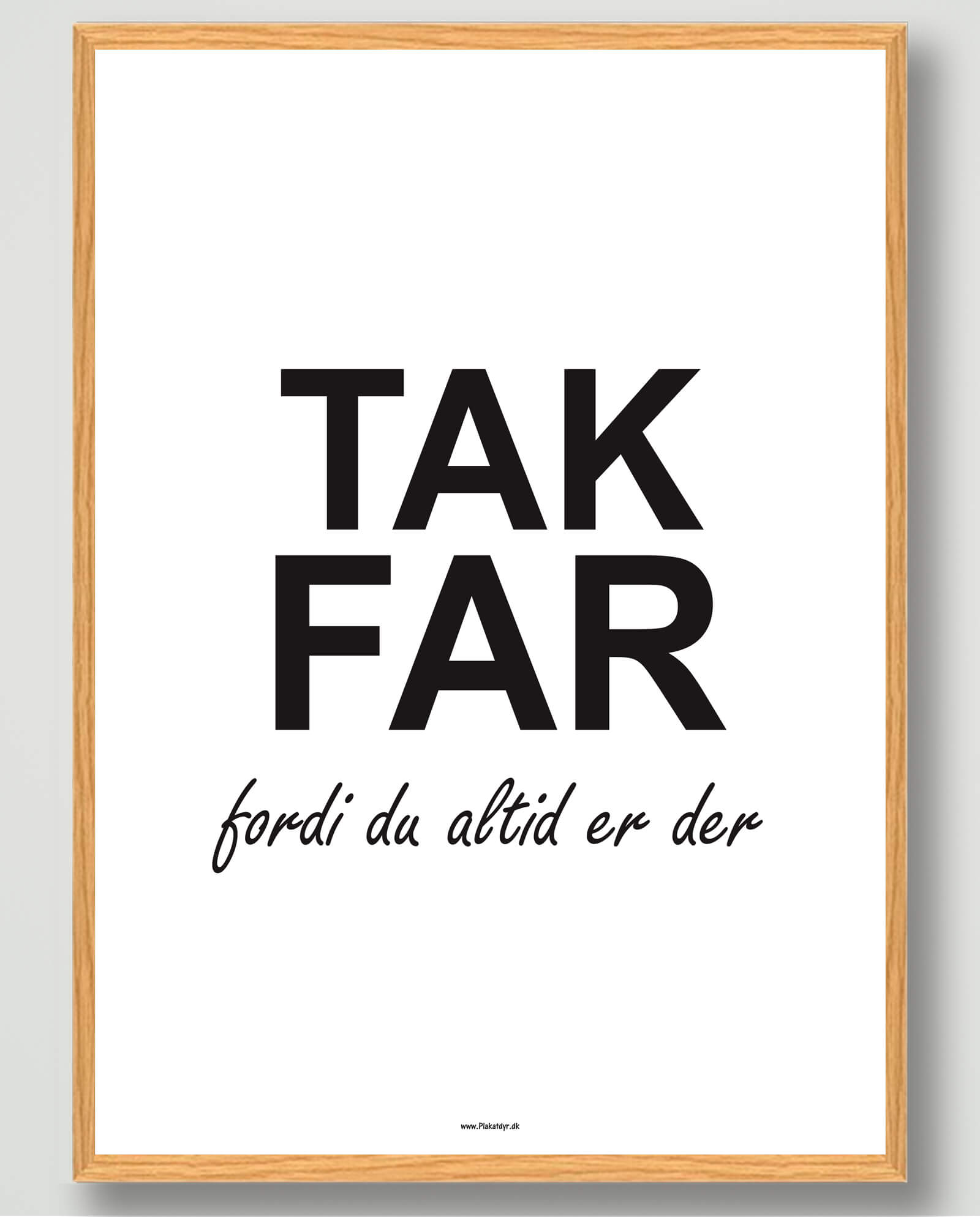 Tak Far – Plakat til Fars Dag og Fødselsdage
