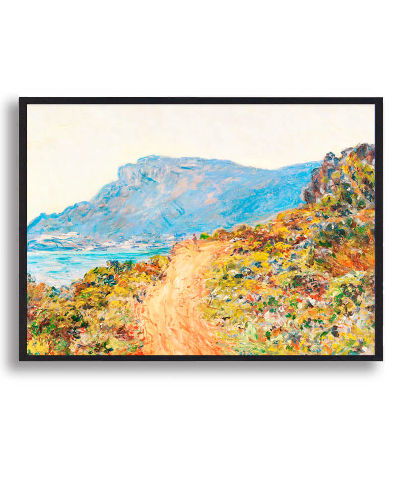 Claude Monet – La Corniche ved Monaco Plakattilbud