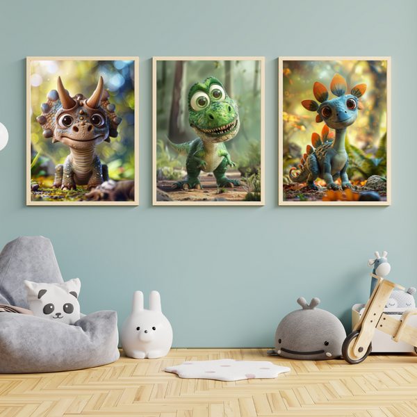 Dinosaur Plakater til Børn – Fantastisk Tilbud!