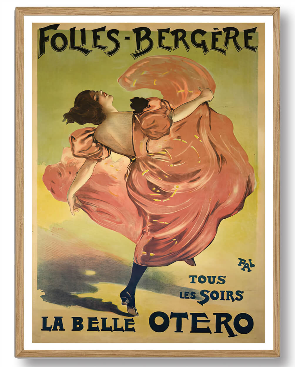 Jean de Paléologue – Folies Bergères La Belle Otero Plakat