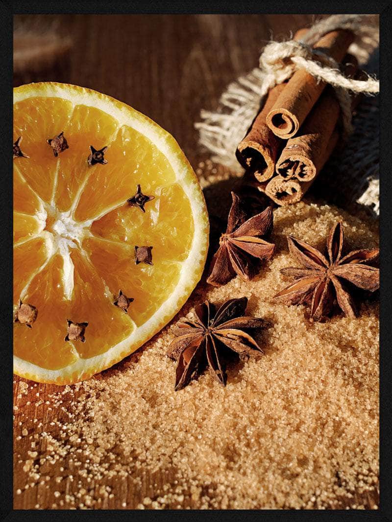 Juleplakat med Appelsin og Anis til Hyggelig Julestemning