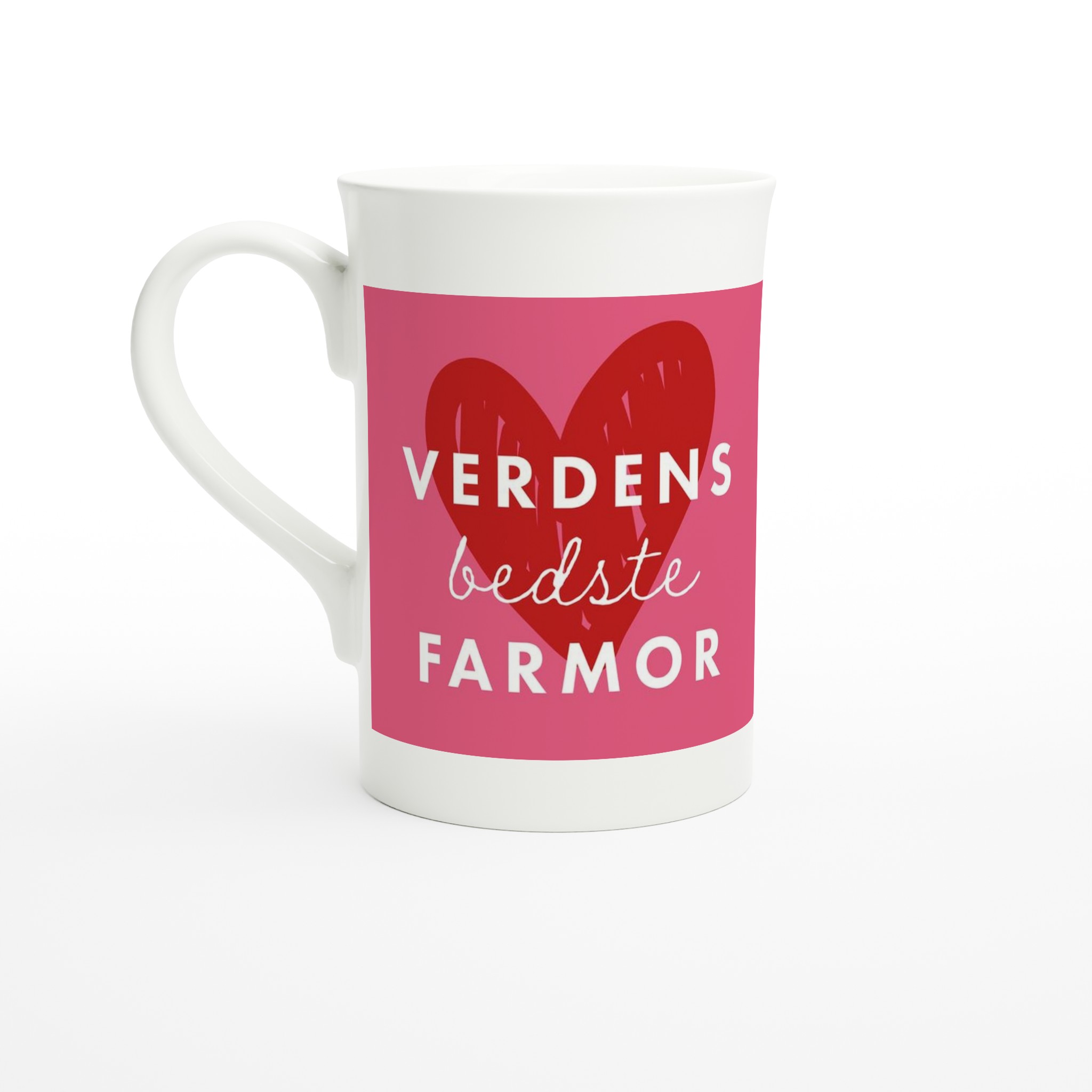 Verdens Bedste Farmor Porcelænskrus - Den Ideelle Gave!