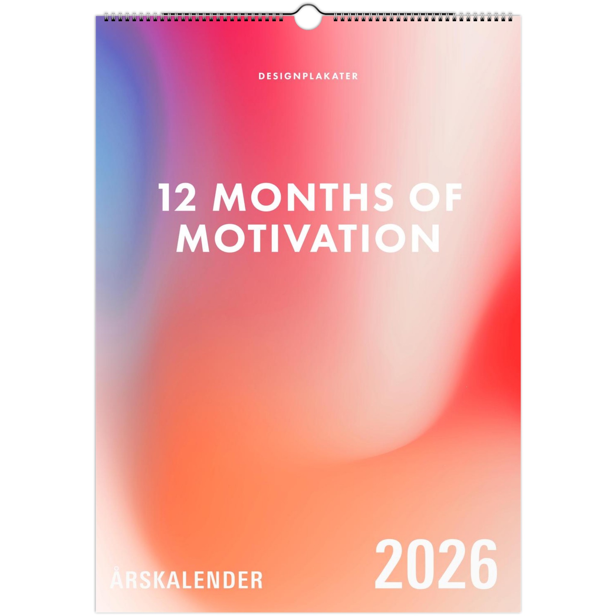 Motiverende vægkalender – 12 måneder med inspiration!