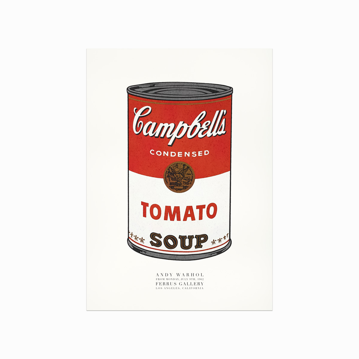 Andy Warhols Tomatsuppe Plakat til Unik Indretning