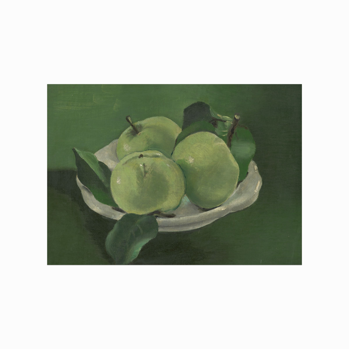 Antik plakat: Still Life med Æbler til dit hjem