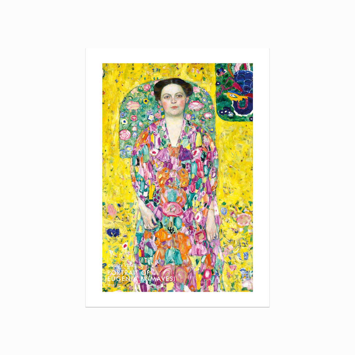 Gustav Klimt Plakat: Portræt af Eugenia Primaves - Unik Kunst