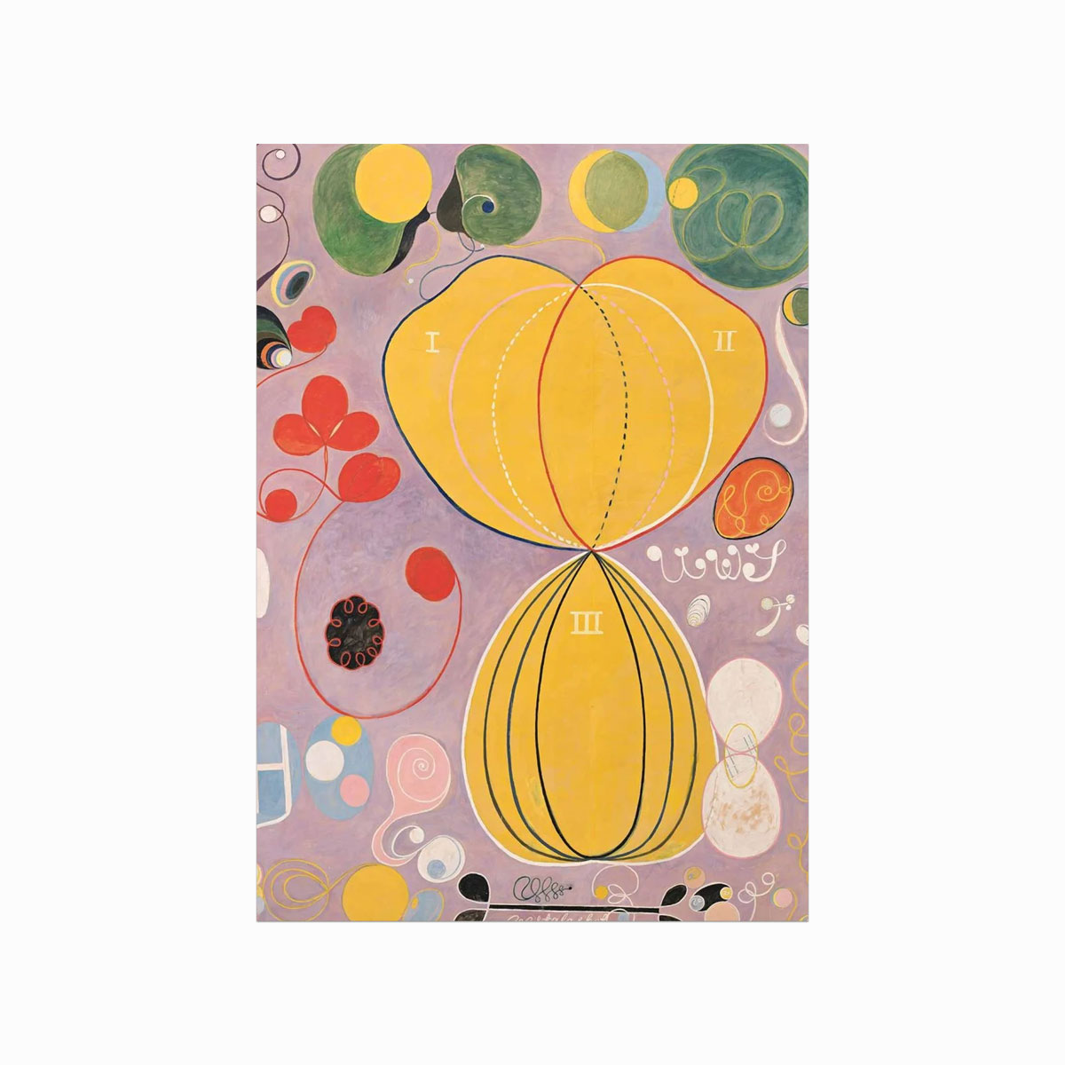 Hilma af Klint Plakat: De Ti Største 07 – Voksenalder