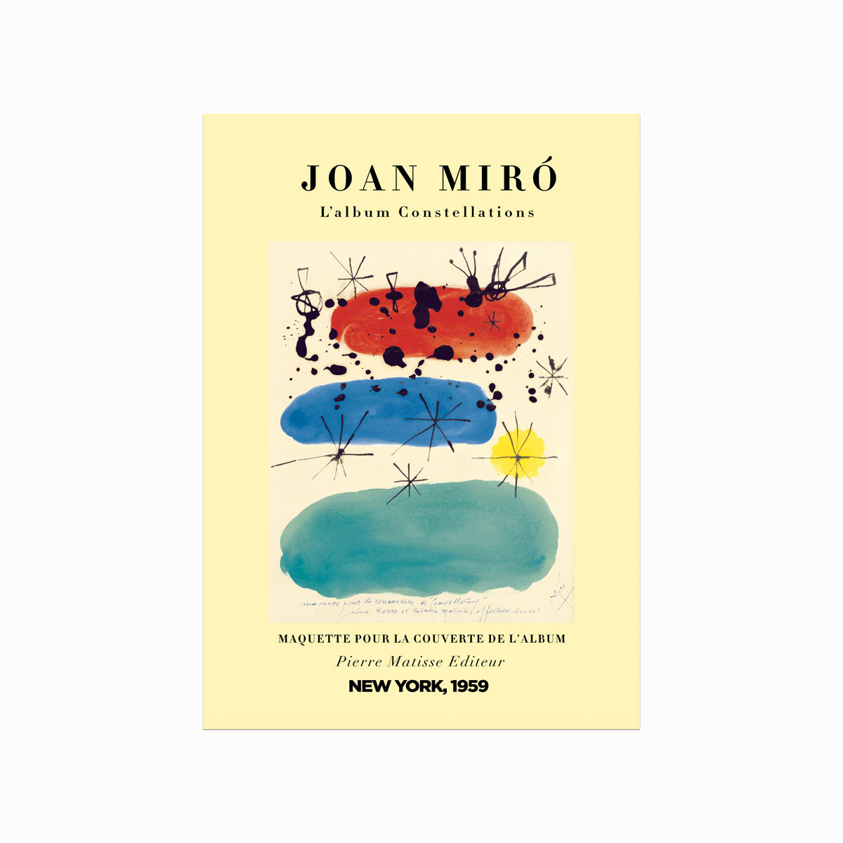 Joan Miró: Surrealistisk Plakat – Farverige Drømme