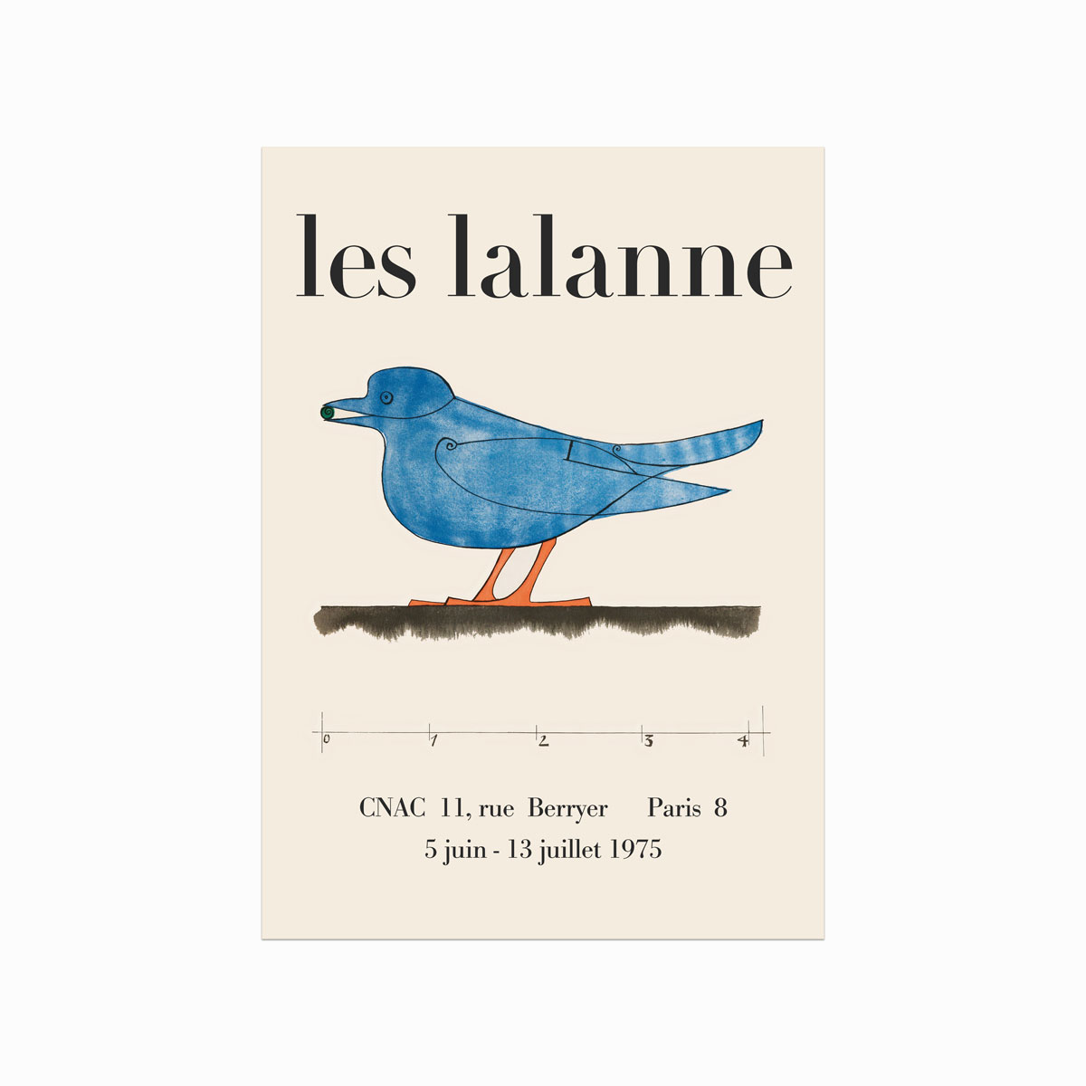 Les Lalanne Fugleplakat – Kunstnerisk Hjemmedekoration