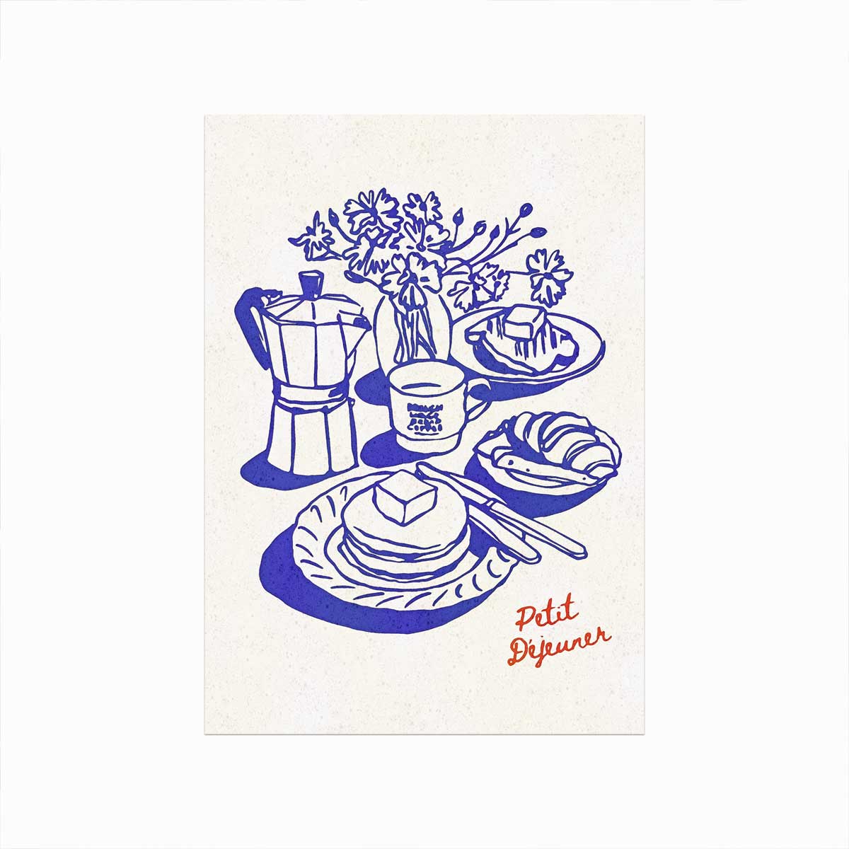 Petit Dejeuner Plakat – Grafisk Kunst til Køkkenet