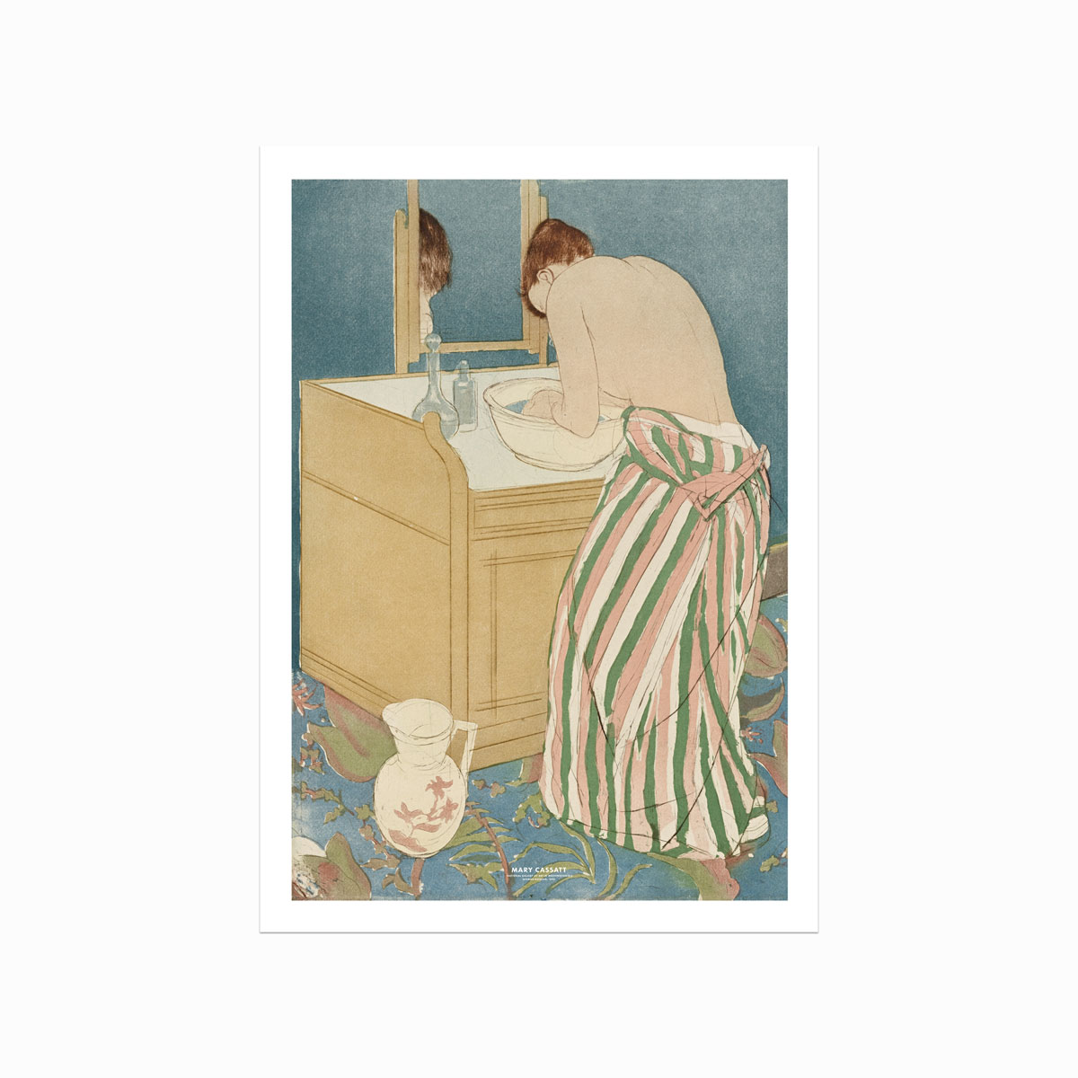 Mary Cassatt plakat – Kvinde i Badekar – Fantastisk tilbud!