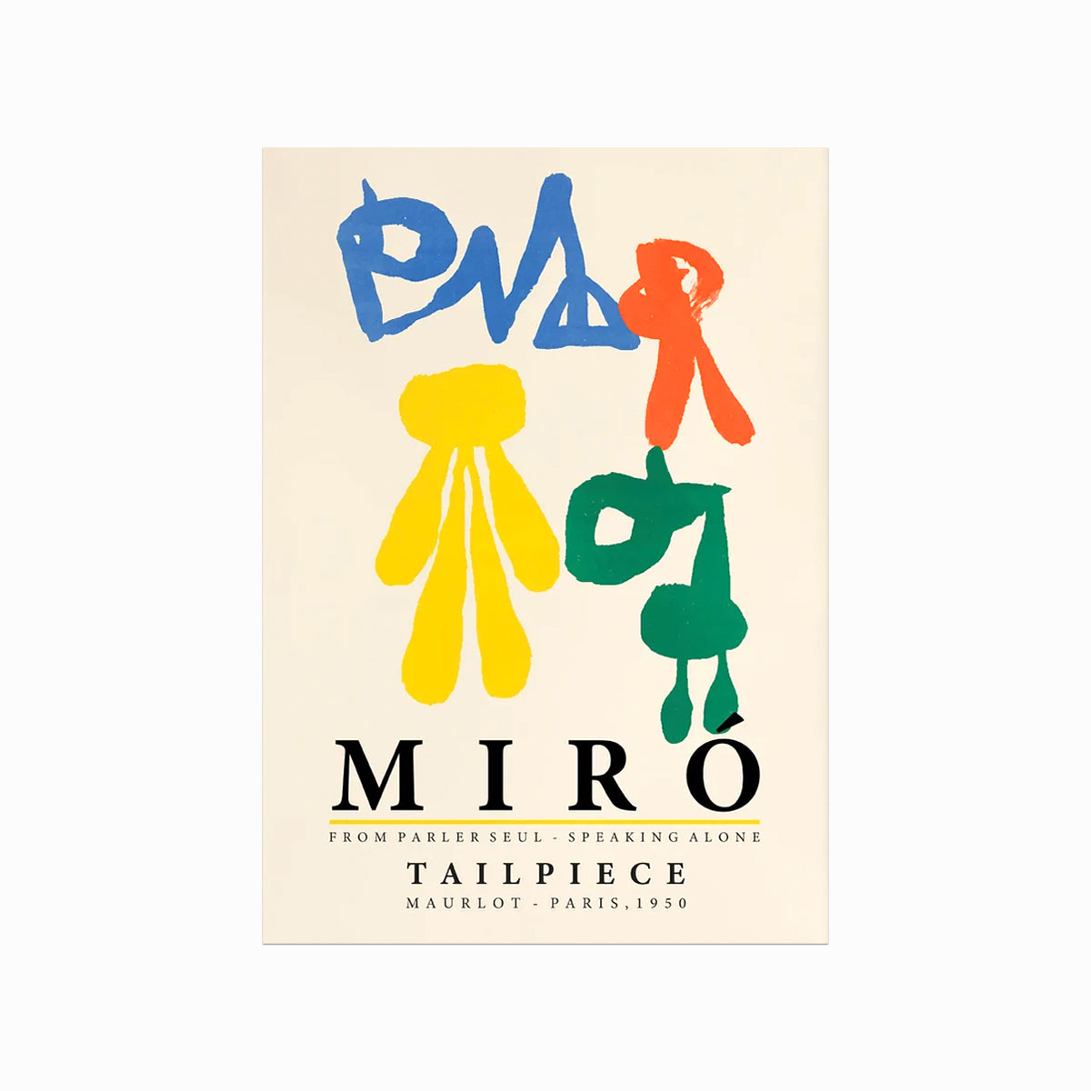 Joan Miró Plakat – Abstrakt Kunst til Dit Hjem