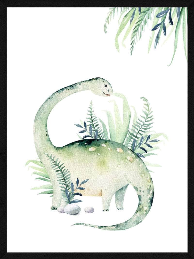Dinosaur Børneplakat - Perfekt Gaveidé til Børneværelset