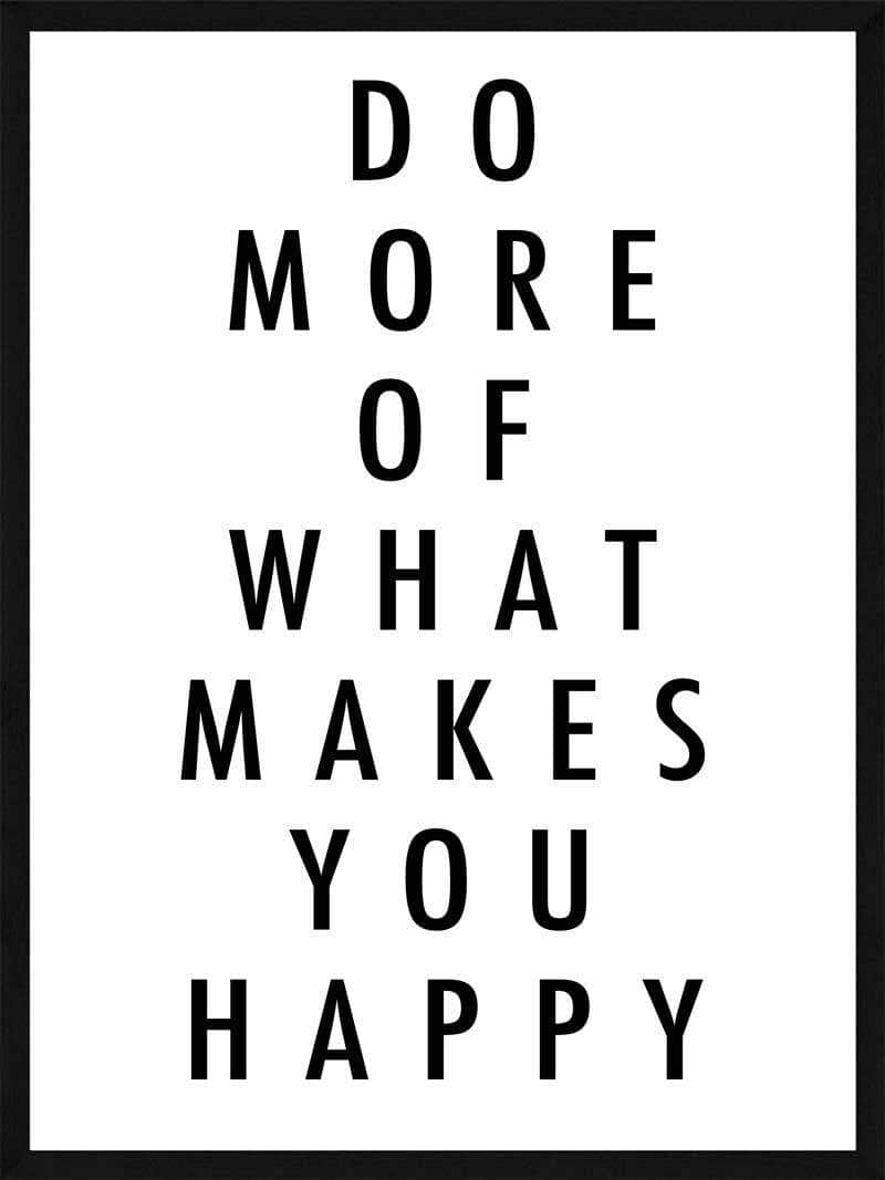 Inspirerende Citatplakat – Gør Mere Af Det, Du Elsker