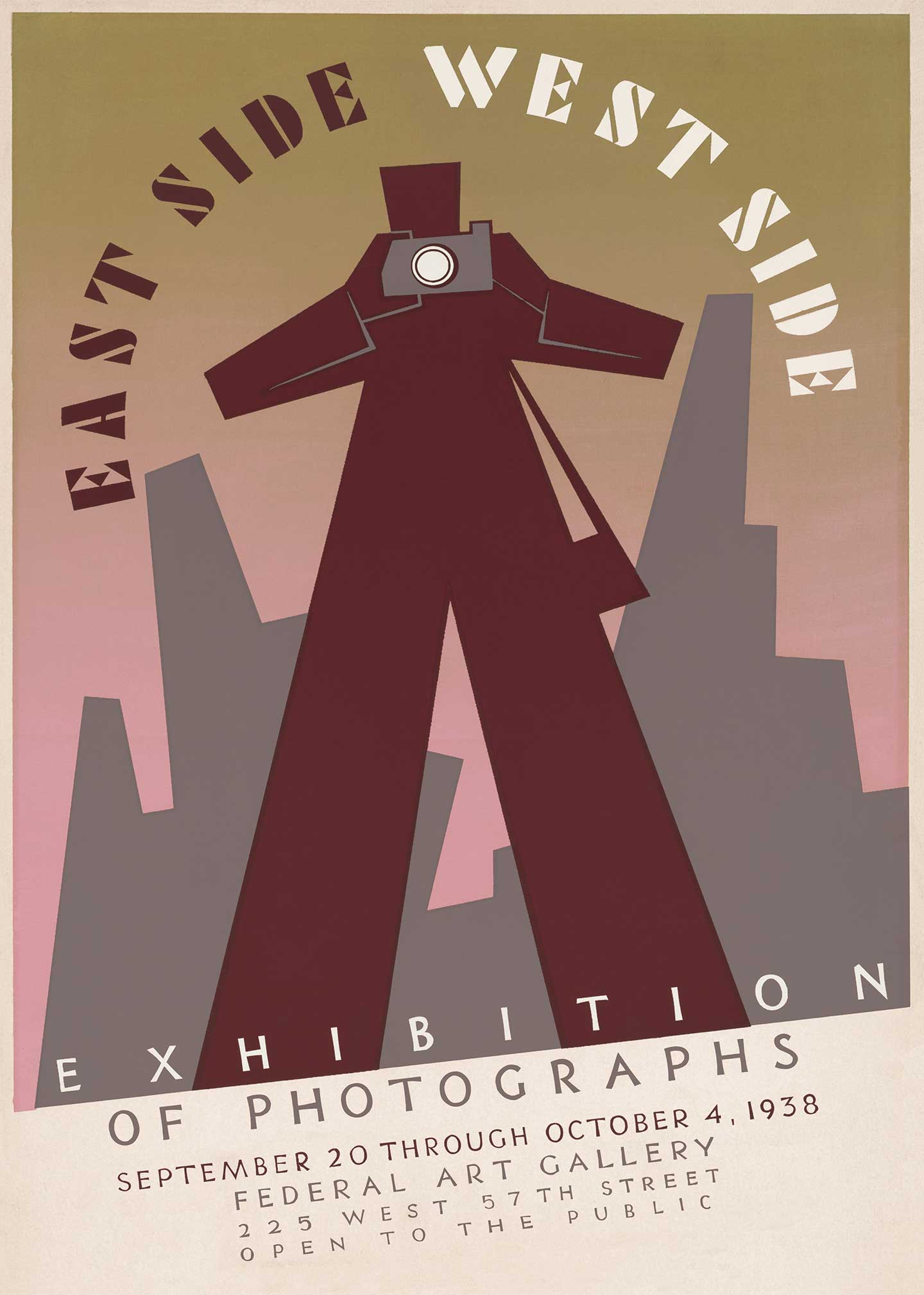 Øst og Vest Vintage Plakat – Unik Kunst til Dit Hjem