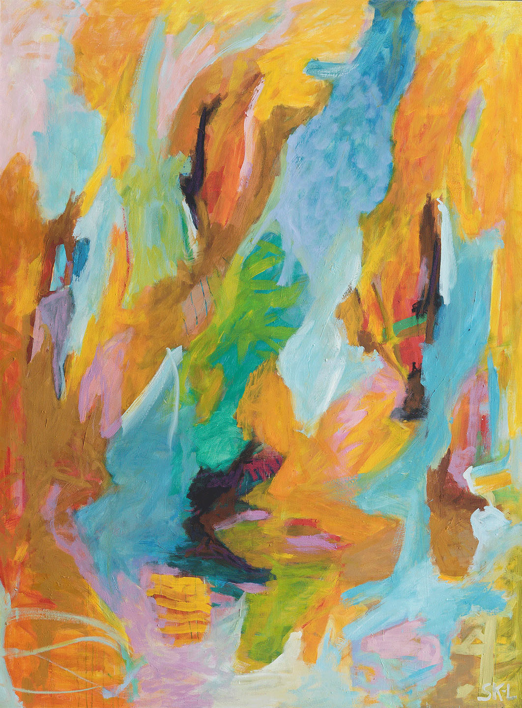 Unikt kunsttryk "Flourishing" – Giv dit hjem liv!