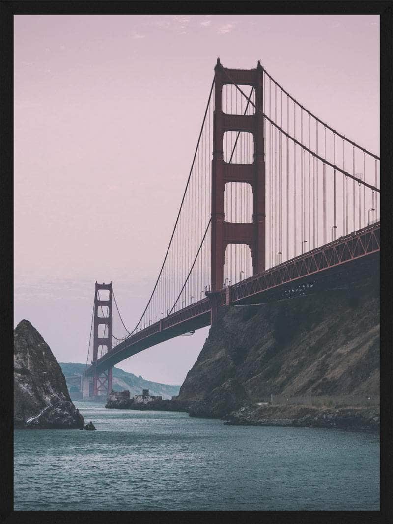 Golden Gate Bridge Plakat – Arkitektur Kunst fra San Francisco