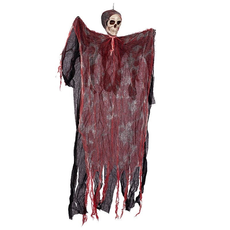 Skræmmende Halloween Spøgelse med Edderkopper til Dekoration
