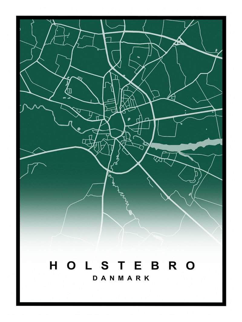 Holstebro Kortplakat - Udforsk Din Elskede By!
