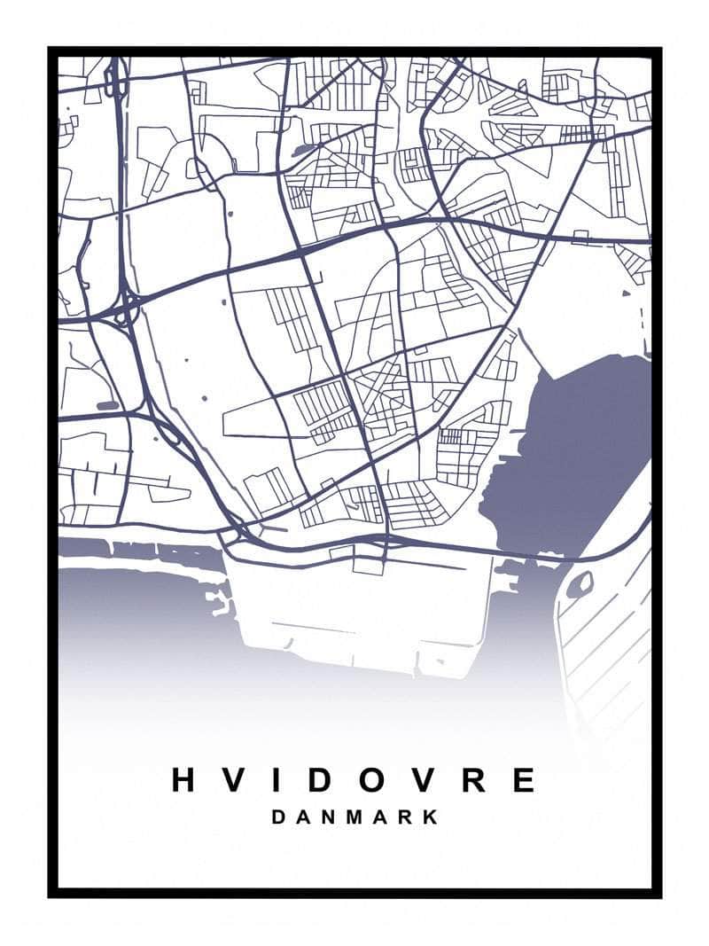 Hvidovre Kortplakat – En Uundgåelig Tilføjelse til Dit Hjem!