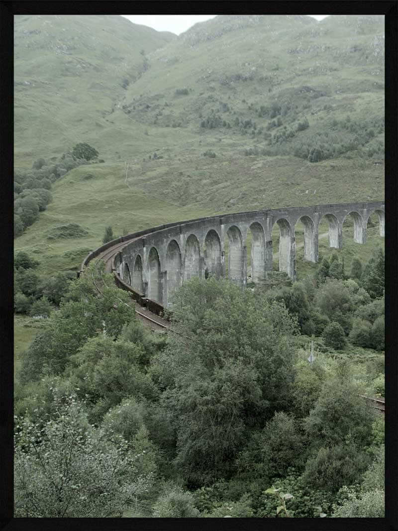 Jernebanebro Plakat - Betagende Naturmotiv fra Postersbyus