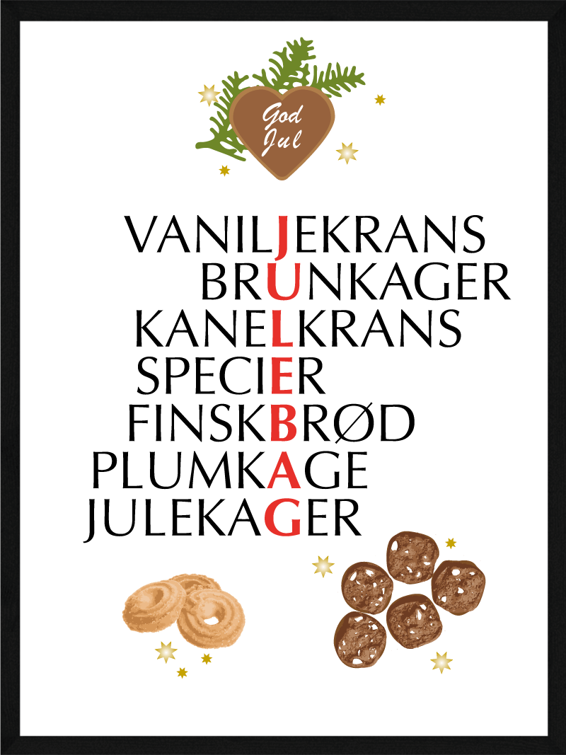 Juleplakat med citat – Skab den perfekte julestemning!