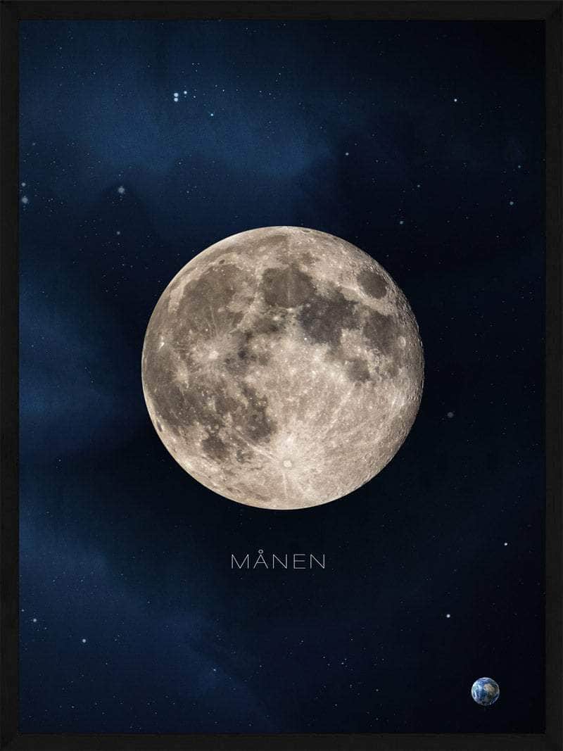 Måneplakat – Bring Universets Skønhed Ind I Dit Hjem