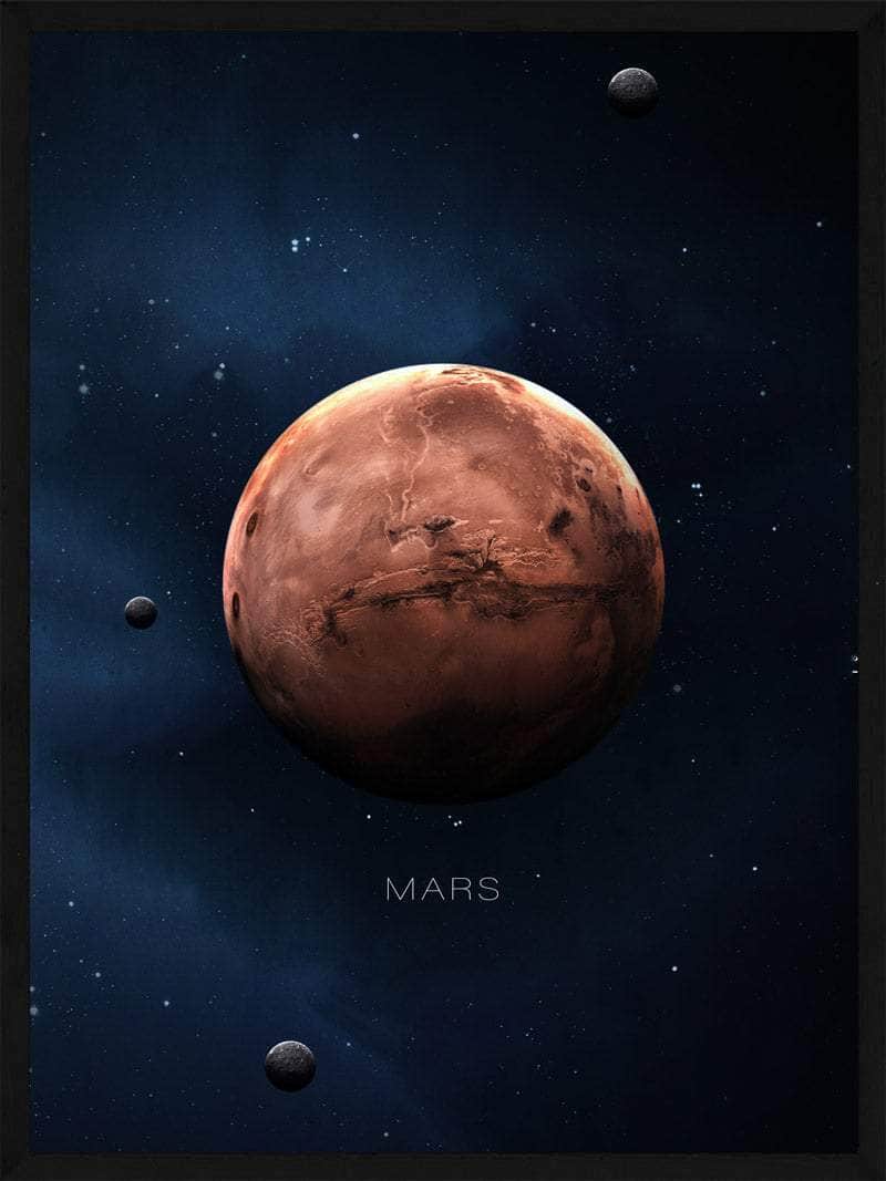 Mars Plakat – Udforsk Universets Mysterier derhjemme