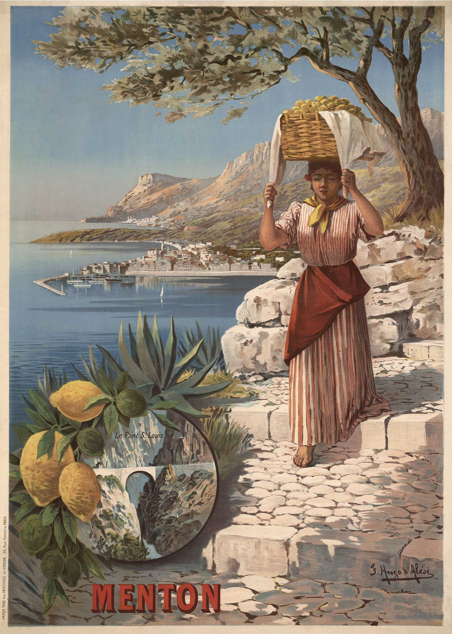 Menton Plakat - Unik Vintage Kunst til Dit Hjem!