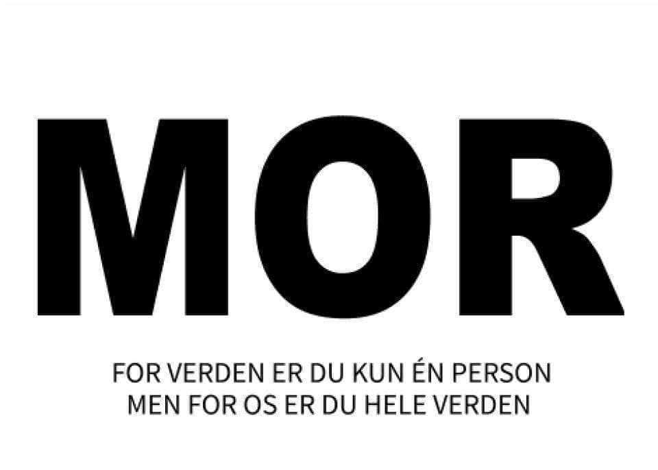 Mor Plakat – Den Ideelle Gave til Mors Dag!