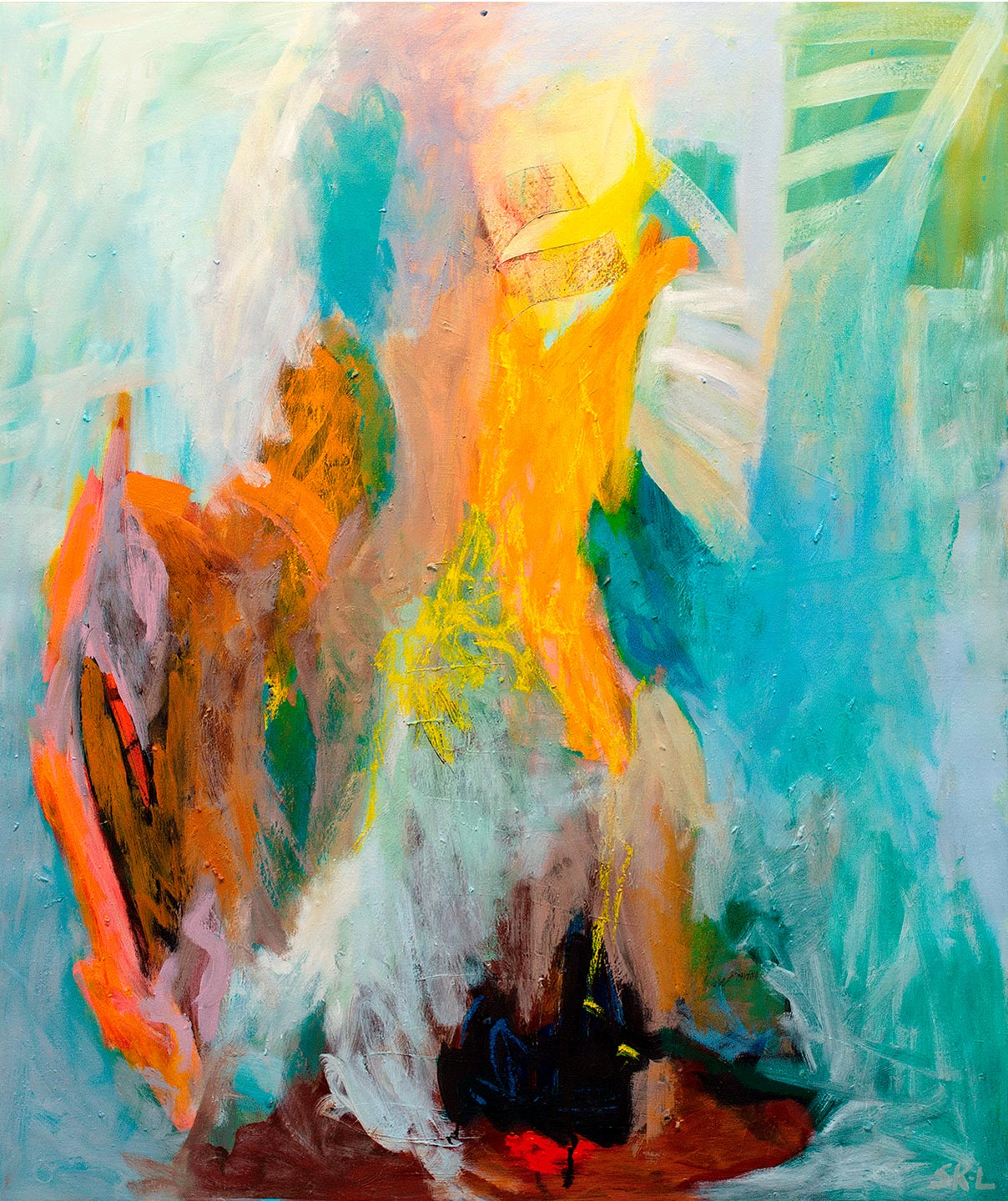 Smukt kunsttryk "My Loving Wife" af Svend Kindt-Larsen