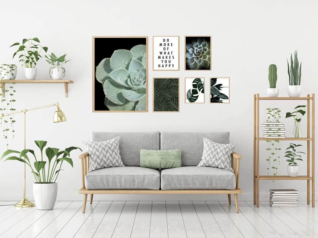 Plante Billedvæg - Naturlig Skønhed til Dit Hjem