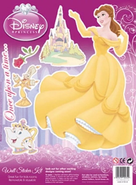 Disney Prinsesse Væggklistermærker – Magi til Børneværelset