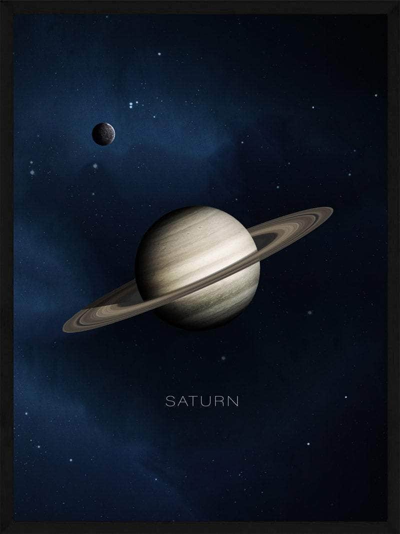 Saturn Plakat – Mystisk Univers til Dit Hjem