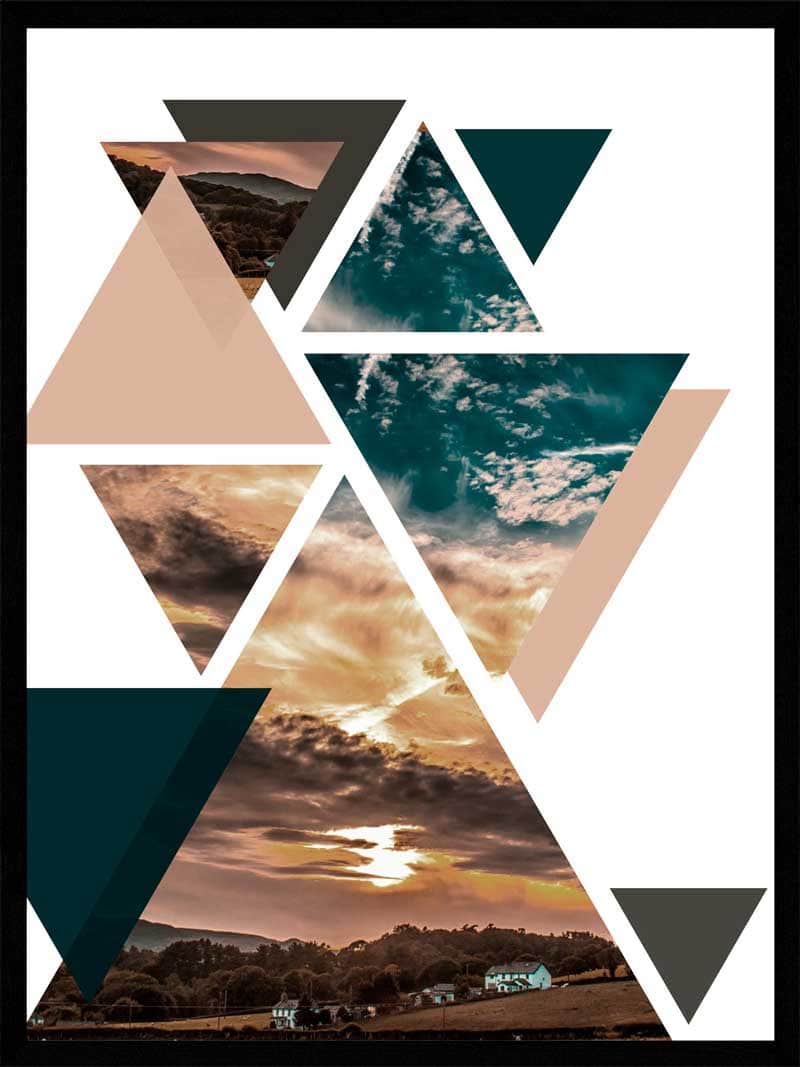 Solnedgang Plakat – Vægkunst til Dit Hjem