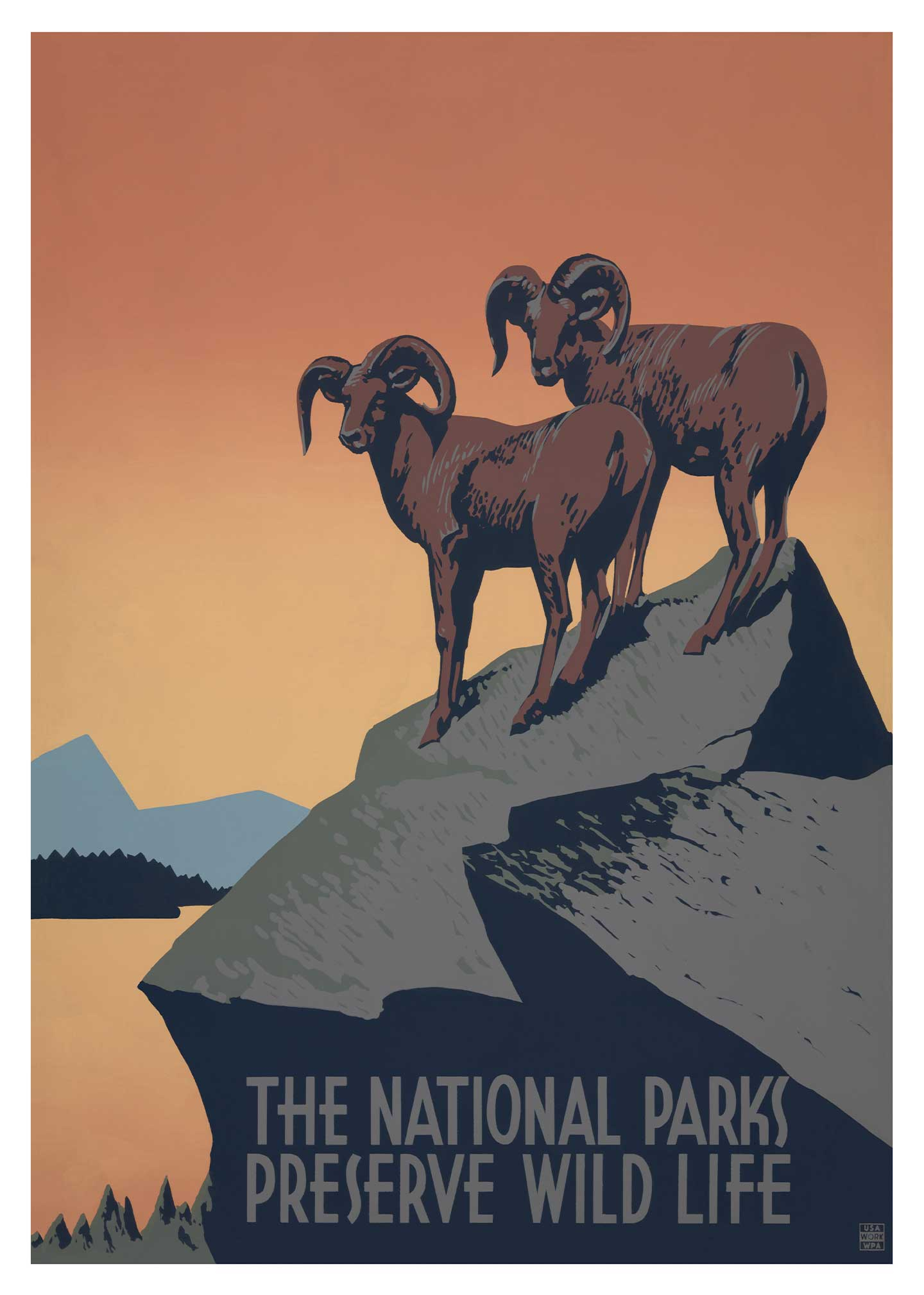 Nationalpark Plakat – Naturens Skønhed til Dit Hjem