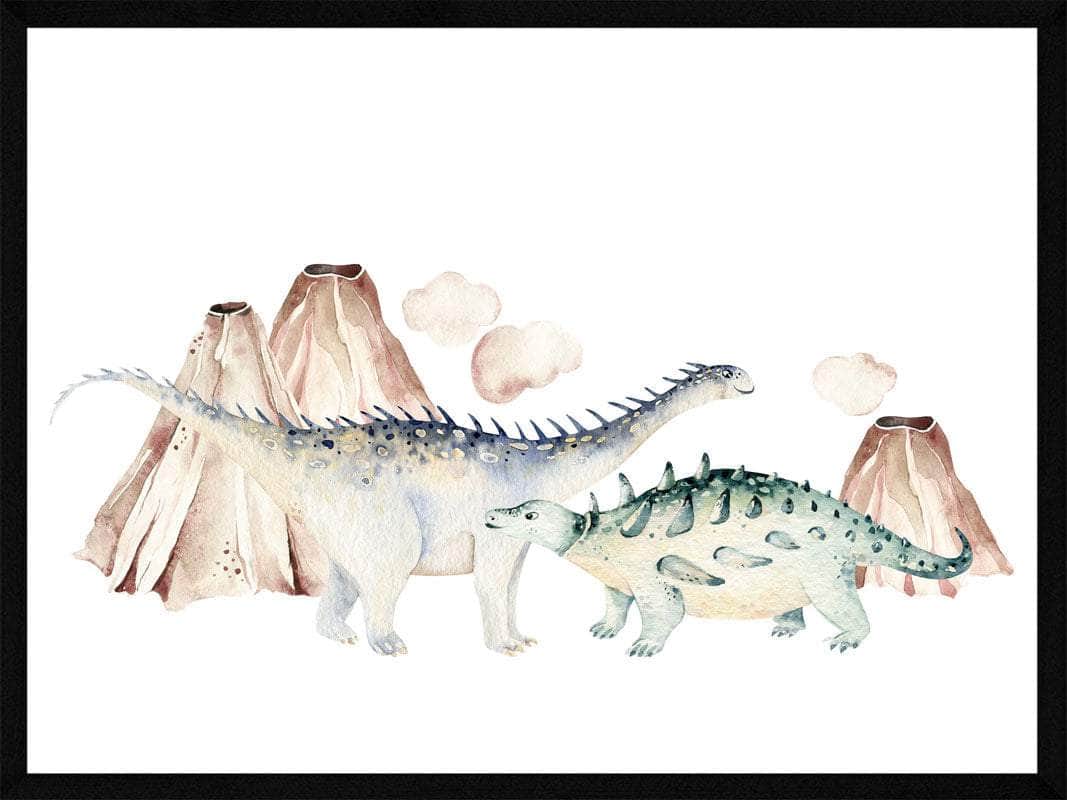 Dinosaur Plakat til Børneværelset - Hyggelig Indretning