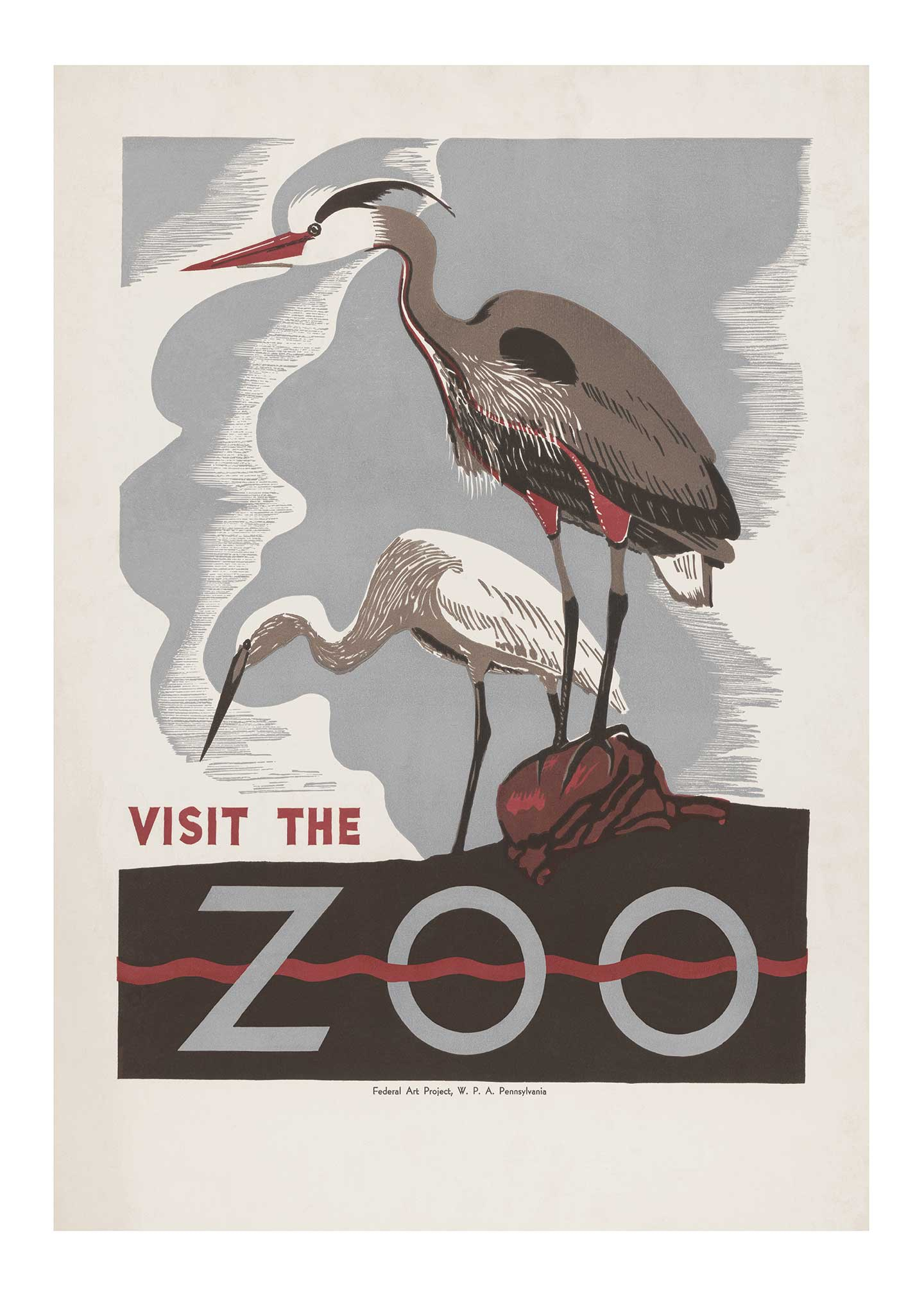 Vintage Zoo Plakat – Charmerende Dekoration til Dit Hjem!