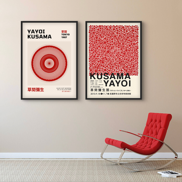 Yayoi Kusama – Fantastisk Plakatsæt til Uovertruffen Pris!