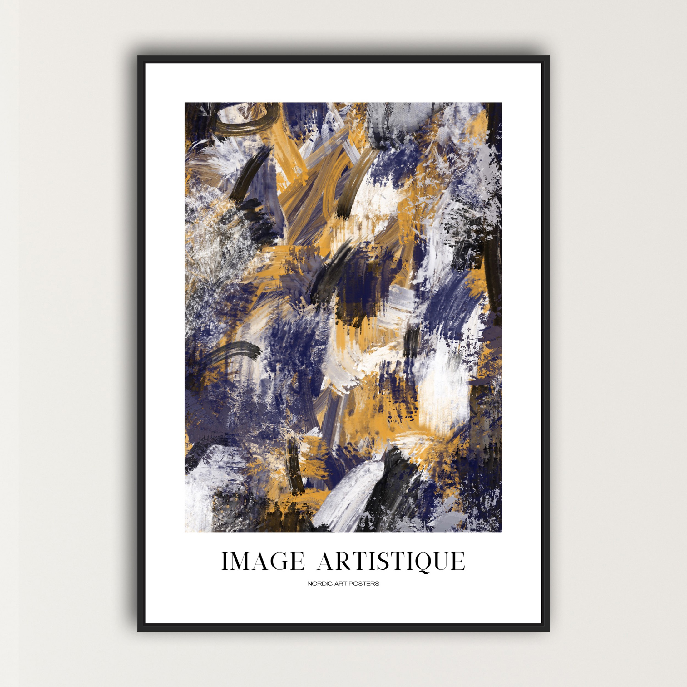 Abstrakt Plakat: Image Artistique No3 til Moderne Indretning