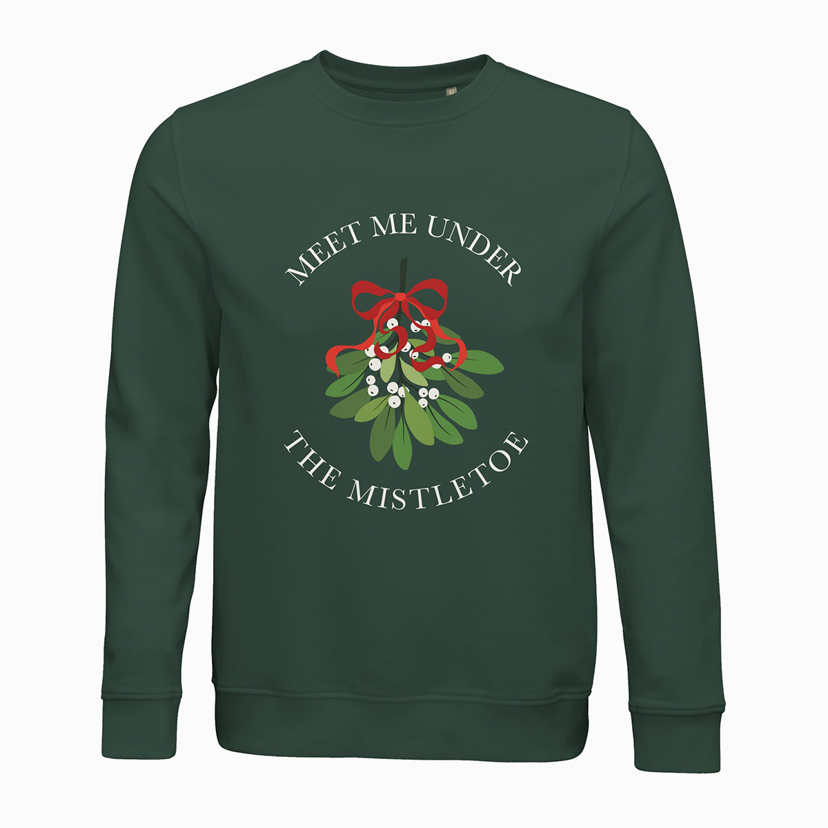 Mød mig under misteltenen - Jule sweatshirt til hygge