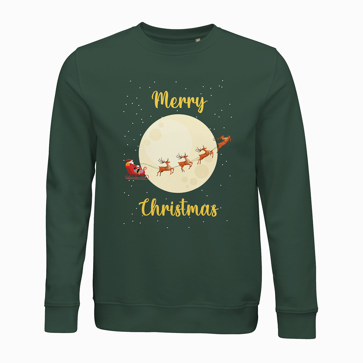 Jule Sweatshirt med Santa's Slædetur – Must-Have til Jul!